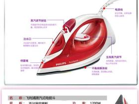 飞利浦蒸汽电熨斗怎么用?