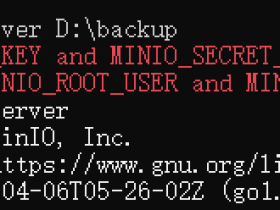 minio windows 如何修改默认root用户名和密码