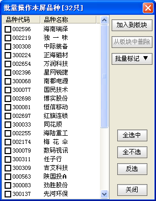 通达信操作手册之报表分析