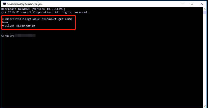 window Server 如何查看服务器型号和序列号